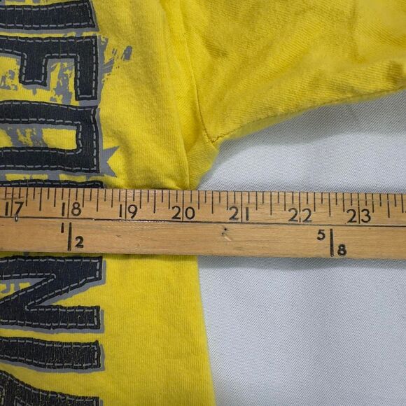 Fruit of the Loom California SD Y2K Graphic T-Shirt Men’s Large Yellow Retro Tee - Picture 5 of 6